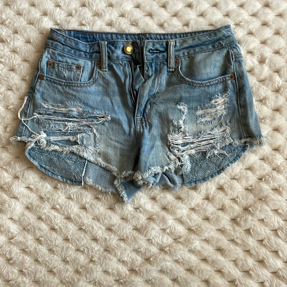 American eagle Hi-Rise festival shorts size 0